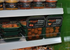 Veggie bites en ook carrot spread zijn nieuwe producten welke gepresenteerd werden in de stand.