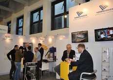 Verbruggen Palletizing Solutions had al vroeg op de morgen veel aanloop van bezoekers.