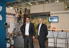 Paul Koppert en Leo van der Ven van Koppert Machines