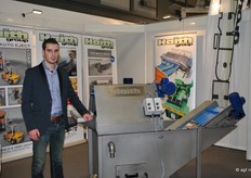 Bastiaan Hoogerland van Murre Techniek in de stand van Haith Group.