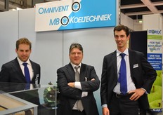 Ko Luijkx, Wiel Nijssen (MB Koeltechniek) en Sander Kofoed van Omnivent.