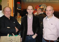 Tiny Aerts en Richard van der Maden van ZLTO met Pieter Wijnen