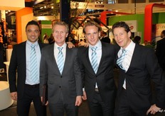 Joeri Buwelda, Frans van Alphen, Lennart en Roy van den Heuvel van Argos Packaging