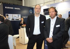 Jur de Graaf en Dennis Verkooy van Kuehne+Nagel