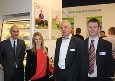 Het team van Vroegop-Windig met Dennis Steinford, Katja Ilina, Bram Vroegop en Erik Flux