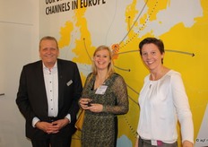 Adrie Visbeen, Sofie Tolk (Havenbedrijf Rotterdam) en Alberdine van Velzen (Wayz)