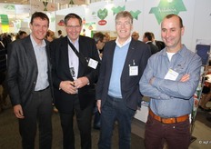 Ed van der Sterren, Ton Holthuijsen en Dick Hak van Fossa Eugenia en Rabobank Venlo
