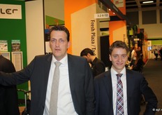 Johnny van den Berge van Habeko en Adriaan Dek van Delta Seeds Holland