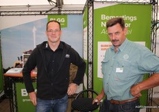 Johan Specken van Altic en Leen Bijnagte van BLGG, die tegenwoordig