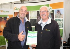 Andre Boot en Theo Driessen van Hazera zijn blij met de rassenbeoordeling