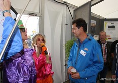 25 jaar bij DLV en 50 jaar, dus organisator Luc Remijn werd in het zonnetje gezet