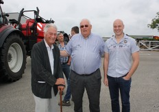 Dhr Van Trier met Johan en Kristian Verhagen van Verhagen - Agenturen