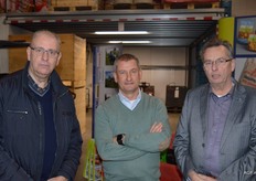 Jaap van de Vreede, oudgediende van de NNZ, Carl Geens en Wim Weststrate van Gebr. Weststrate.