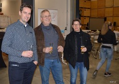 Rudi Ensing van OTC Holland, Piet de Fouw en Simome Brandt van Agri Consult De Fouw.