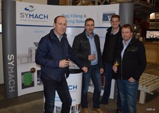 De Symach stand, een ideale manier om te laten zien hoe hun machines in het bedrijfsproces van Franje Onions zijn opgenomen.