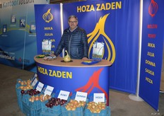 Kees Hoogzand in de Hoza stand.