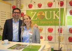 De nieuwe generatie, Vincent en Laura, van Boomkwekerij Nicolai. Johan Nicolaï heeft sinds 2009 naast zijn boomkwekerij ook een veredelingsbedrijf genaamd Zouk.