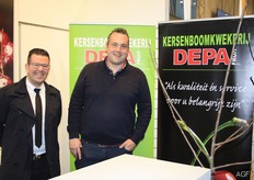 Ivan en Peter van Depafruit, kersenboomkwekerij. Ivan is verantwoordelijk voor de verkoop in Russisch-sprekende landen.