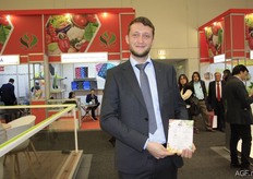 Maarten van Cauwenberghe van Air Cargo Belgium. Het doel van Air Cargo Belgium is om Brucargo te presenteren als aantrekkelijk logistiek platform.