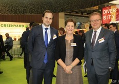 Charles-Henri Deprez, Marleen Vaesen en Hein Deprez van Greenyard.