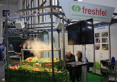 De gemeenschappelijke stand van Fresfel, SHAFFE, Europat en WAPA.