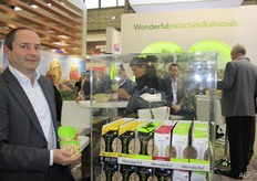 Tom Hazelof van Wonderful presenteerde de Pistaches.