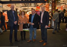 En daarna nog even op de foto met Aart Blom en zijn vrouw van Fruitpartners Blom