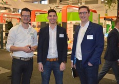 Teus de Jong, Kevin Klamminger en Gerben van Veldhuizen van Fruit Security