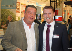 Chris-Hans van der Hout van Freight Line Europe en Alex Boers van Haluco