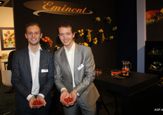 Eminent had een klein snoeptomaatje meegenomen. De productnaam luidt cherryberry, maar de merknaam moet nog bedacht worden