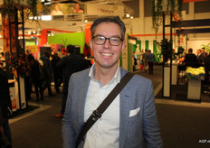 Peter van Nieuwkerk van InnoFresh Packing, de in december 2015 opgerichte joint-venture tussen de Budelpack Groep en IQ Packing, de zich bezighoudt met het geautomatiseerd verpakken van druiven in punnets.