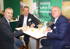 Rene Zwinkels, Jan Zegwaard en Ad Verhoeven. Later die avond won Greenco de Tomato Inspiration Award