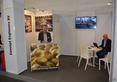 Concept Engineers maakt optische sorteermachines voor verse en verwerkte agrarische producten. Op de foto Frank Tukker en Rob Bornstein