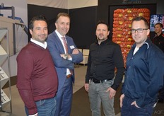 Zeeuwen onder elkaar. Jan Franje, John de Bat, André Franje en Mike d Koster.