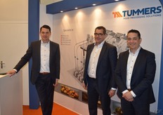 Ronald Dekker, Hein Kortebos en Jos Mouw van Tummers Food Processing Solutions.