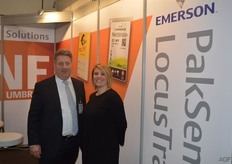 Jan Willem Schrijver en Rachel Becker van Emerson. 'Cold Chain Solutions under one umbrella.'