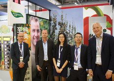 Het team van The Greenery en Dalice met Sjaak van der Meij, John Braas, Miao Yu, Tony Liu en Marcel van den Enden