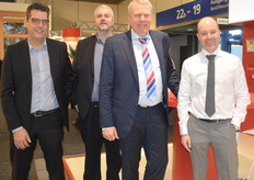 Johan Cailliez, Steven Beuselinck, Stefaan Verhelst en Jakob van Poucke van Luik Natie.