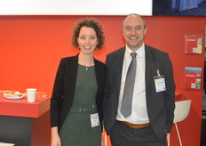 Kristien de Waele en Johan van der Meirsch van DP Survey Group.