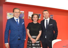 Kris Onghena, Saskia Icke en Steve Alaerts van Foodcareplus.