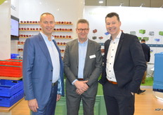 De mannen van Schoeller Allibert, Mark Gerritsen, Wim Mentens en Cees de Jong.