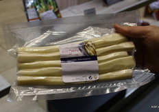 Nee, geen asperges, maar geschilde schorseneren bij BelOrta