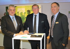 Bert Barmans, Bruce Cameron en Craig Thompson van Zespri