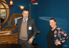 Luc Metdepenningen en Sara Nauwelaers van Brussels Airlines en Brussels Airport