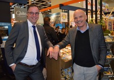 Gerrit Oomen van Quiks en Cees van Doorn van VDU Uitzendorganisatie.