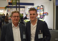 Cees de Mooij met zijn zoon