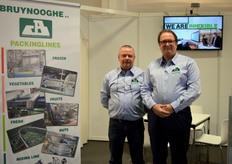Constructie Bruynooghe nv met Dirk Vandekerckhove en Rik Valk. Zij maken alles voor de verwerking en verpakking van agf