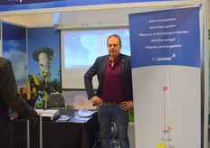 Hail Shield / Inopower: Marix van Praet met de beursintroductie van de anti-vorst windmolen en uiteraard het anti-hagel systeem