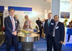 PerfoTec gaat global met zijn innovatieve geperforeerde folie, Ivo Hendriks met Andrew Sharp en Siva Shankaran
