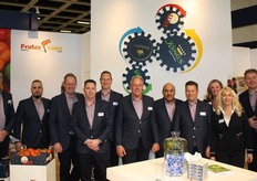 Het team van Frutas Luna, Marni Fruit en Four Seasons Fruit Supply met van links naar rechts Kees Havenaar, Joey Catita, Bas van der Waal, Patrick Konings, Erik- Jan Thur, Wim Bezemer, Medhat Samir, Niek Haerkens, Anita Kuiper, Anna Tomczak en Marco de Keijzer